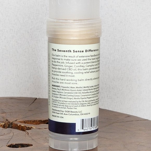 SEVEN7H SENSE Botanical Therapy CBD Muscle Balm Chamomile Green Tea - Picture 2 of 2